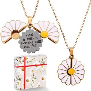 Gold Heart Locket Necklace for Girls Women